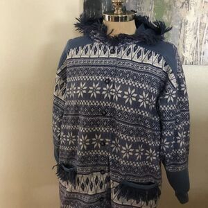 CURRENT SEEN Reversible Snowflake Jacket